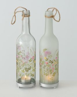 בקבוק תליה לנר דגם FLORAL