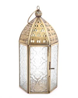 עששית מתכת/זכוכית דגם KASBAH