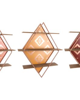 מתקן מדפים משושה לתליה דגם מרקש