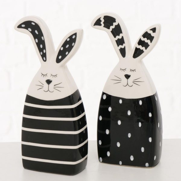 A pair of ceramic rabbits model BIMMY