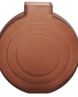 אזה זכוכית עגולה דגם מודרנה חום