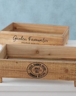 ארגז עץ/רשת GARDEN FAVOURITES