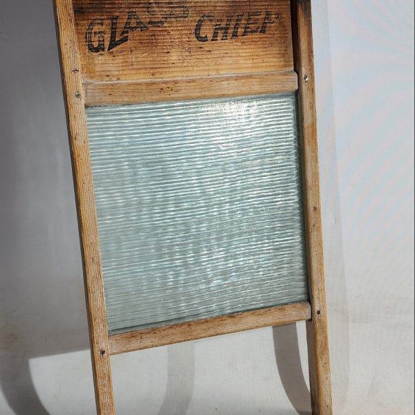Original vintage wood/glass washing machine